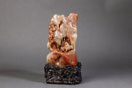 A Rare Shoushan Stone Character and Story Mountain Ornament?