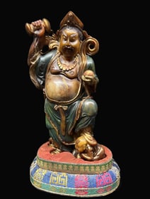 A Rare Shoushan Stone Figure Sculpture