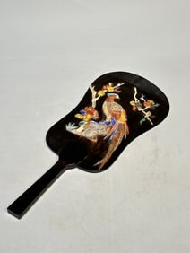 A Rare Zitanwood Palace Fan