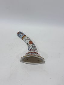 A Rare Famille-Rose Gold-Outlined Flower Pattern Flower Vase