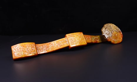 A Rare Hetian jade Ruyi
