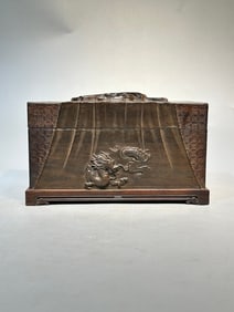 A Rare Huanghuali Wood Jewelry Box
