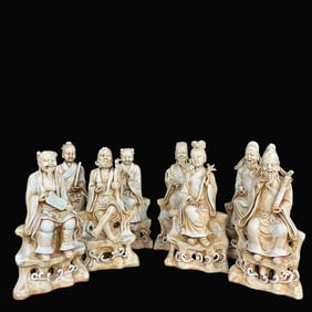 A set of Rare Figure Sculptures