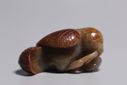 A Rare Hetian Jade Divine Bird