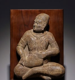 An Exquisite Limestone Figure Ornament