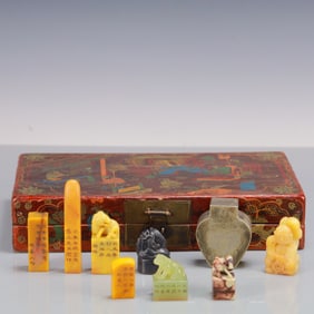 A Set of Fine Tianhuang Stone Seals