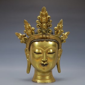 A Rare Buddha Head
