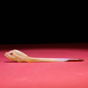 An Exquisite Agate Bamboo Pattern Hairpin