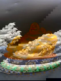 A Rare Shoushan Stone Figure Sculpture