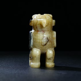 A Rare Archaic Jade Owl