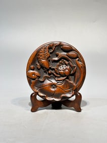 A Rare Huanghuali Wood Screen