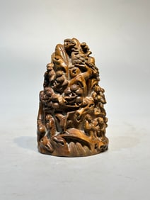 A Rare Huanghuali Wood Ornament