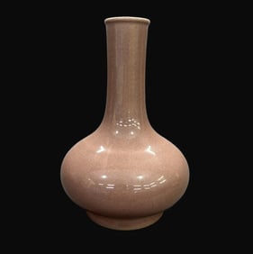 A Rare Aubergine Glaze Vase