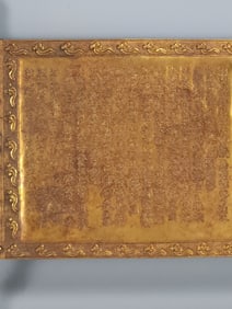 A Rare Gilt Bronze Print