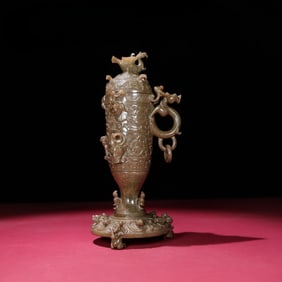 A Rare Hetian Jade Cup