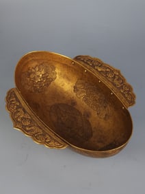 A Rare Gilt Bronze Cup