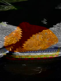 An Exquisite Tianhuang Stone Dragon and Phoenix Pattern Seal,with Poem