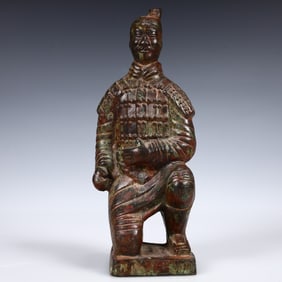 A Rare Bronze Figure Ornament