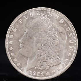 Liberty In God We Trust 1921 Sterling Silver One Dollar Coin