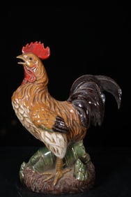 An Exquisite Shiwan yao Rooster Ornament