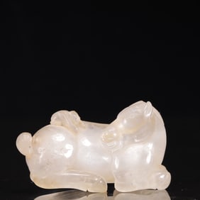 An Exquisite Crystal House Ornament
