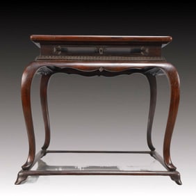 An Exquisite Zitanwood End Table