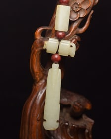 An Exquisite White Jade Pendant