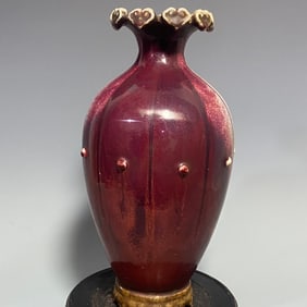 An Exquisite Guan yao Flambe Glazed Vase