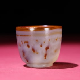 An Exquisite White Jade Cup