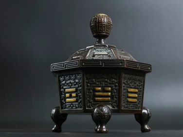 An Exquisite Gilt Bronze Beast-Legs Censer