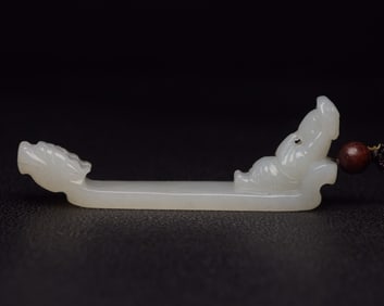 An Exquisite White Jade Incense holder