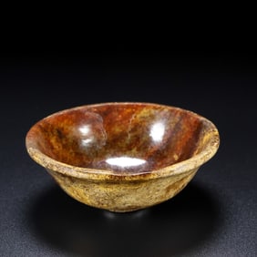 An Exquisite White Jade Bowl