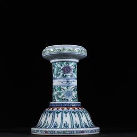 An Exquisite Doucai Lotus Pattern Vase