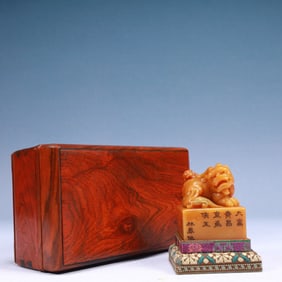An Exquisite Tianhuang Stone Lion Seal