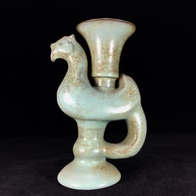 An Exquisite Ru yao Phoenix-Shaped Censer