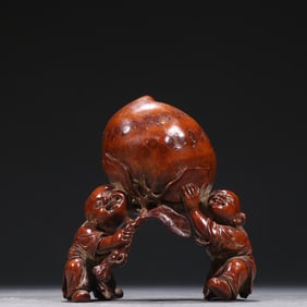 An Exquisite Bamboo Figure Ornament