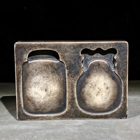 An Exquisite with poem Inkstone