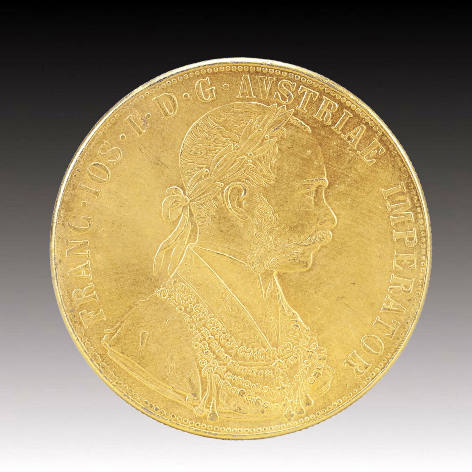 Austrian 4 Ducats Gold Coin (1 of 2)