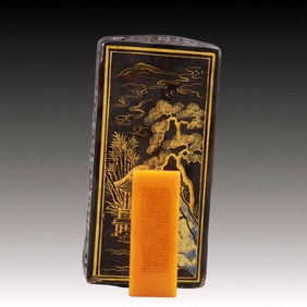 An Exquisite Tianhuang Stone poem Seal
