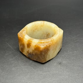 An Exquisite White Jade Cong