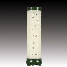 A Precious White Jade Auspicious Cloud Pattern Ornament
