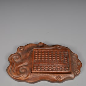 An Exquisite Huanghuali Wood Inkstone