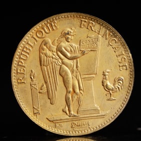 1909 French 100 Francs Gold Coin