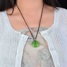 An Exquisite Jadeite Pendant
