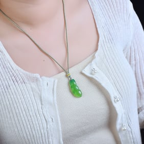 An Exquisite Jadeite Pendant
