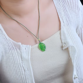 An Exquisite Jadeite Pendant