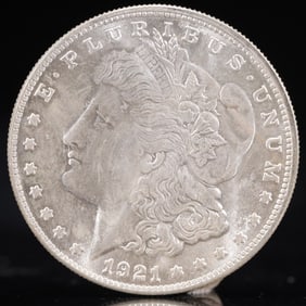 Liberty In God We Trust 1921 Sterling Silver One Dollar Coin