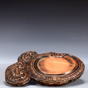 A Rare Ganoderma lucidum Pattern Inkstone