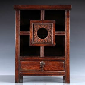 A Huge Huanghuali wood Antique Shelf