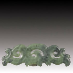 A Hongshan Culture Greenish Jade Pendant